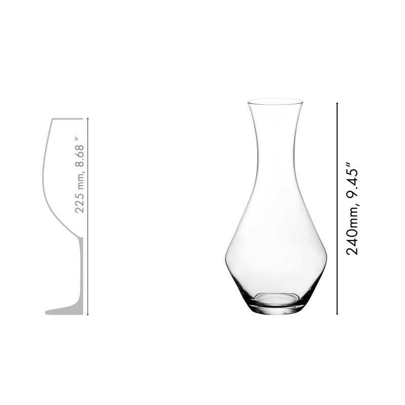 Carafe à vin en cristal de merlot Riedel, 34 onces