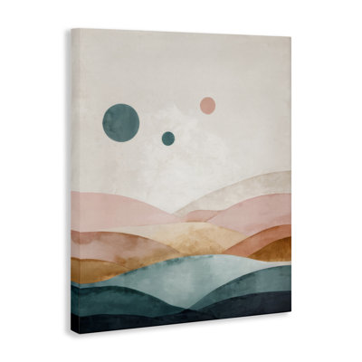 Spheres Above Desert  Canvas Wall Art by Denise Dundon
