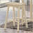 Buttermilk 3-Piece Counter Height Set With Shelves