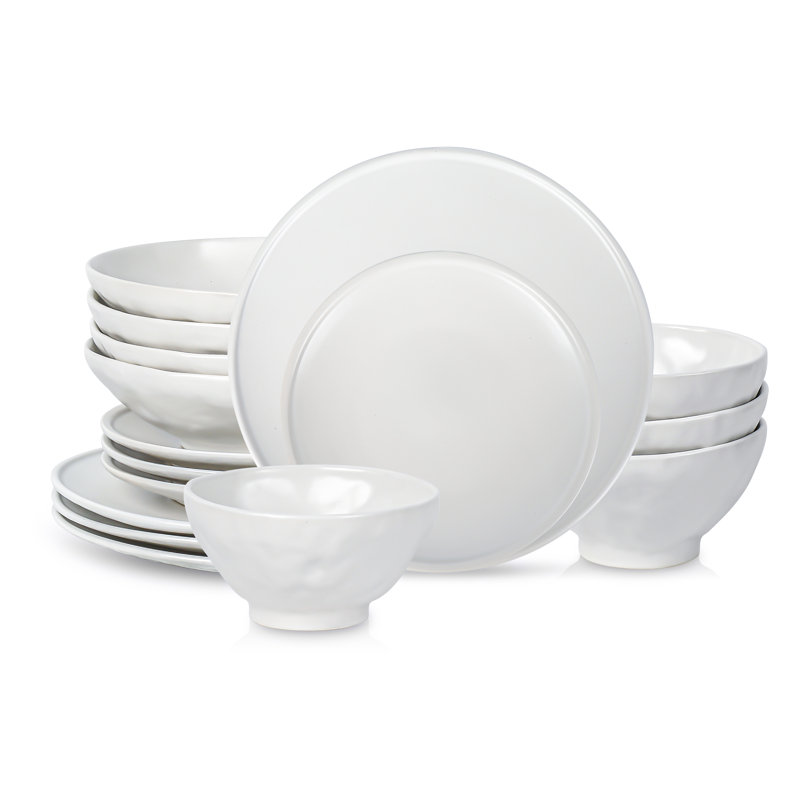 Service de vaisselle Stone By Mercer Project - Service pour 4, Blanc