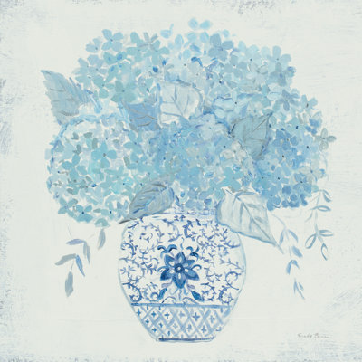 «Hydrangea Fun» par Farida Zaman, reproduction d'art sur toile tendue