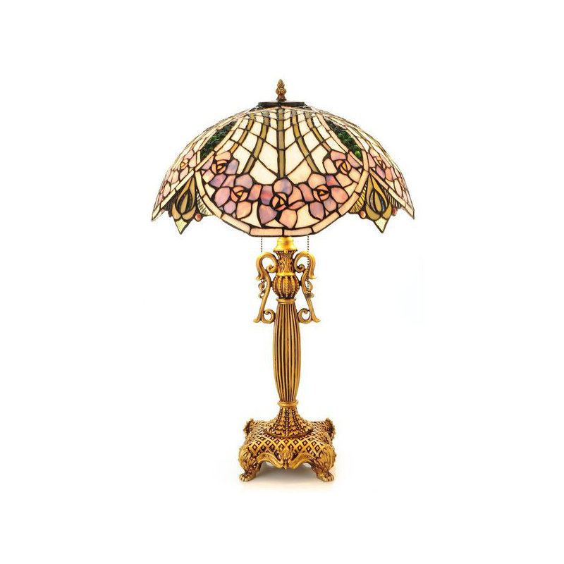 Lampe de table 26,5" fleur pétale