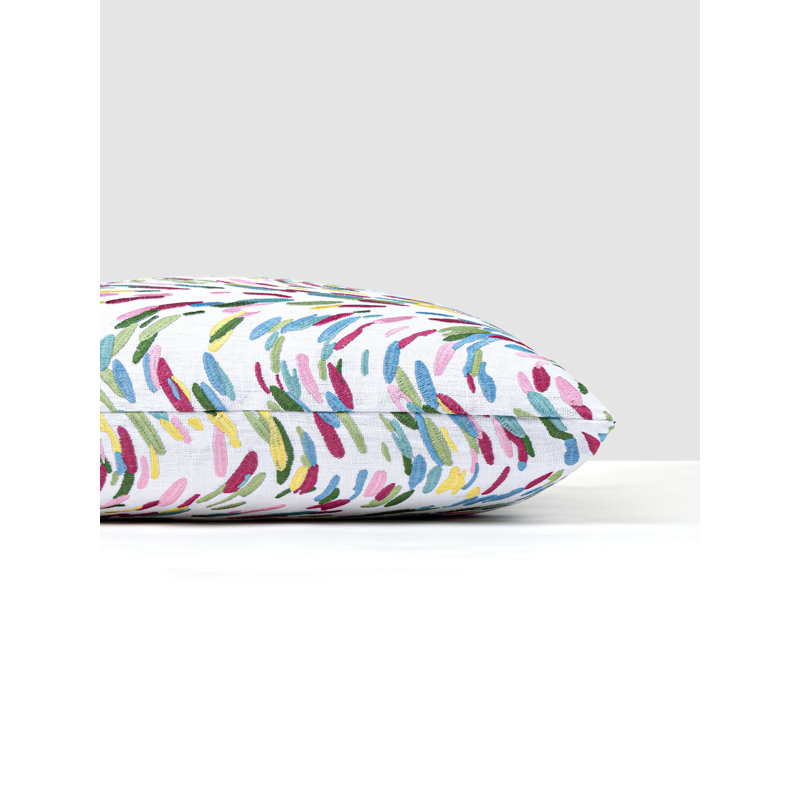 Linen Square Pillow Cover & Insert, Printemps, Square 22"