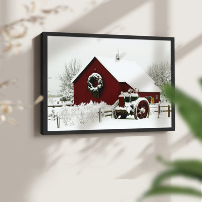 Chirstmas Art-DXXXII -Framed Print - Restickable
