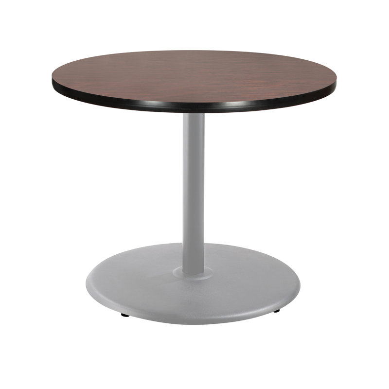 Table basse Bennet, H 30 po x L 36 po x l 36 po, Gris, Acajou