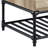 110 Lb Package Weight Functional Coffee Table Mesmerizing With Oak & Sandy Gray