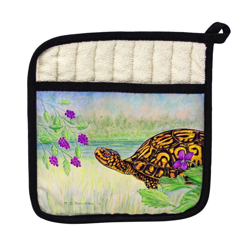 Cuisinier poignée en tortue et baies intérieures betsy drake