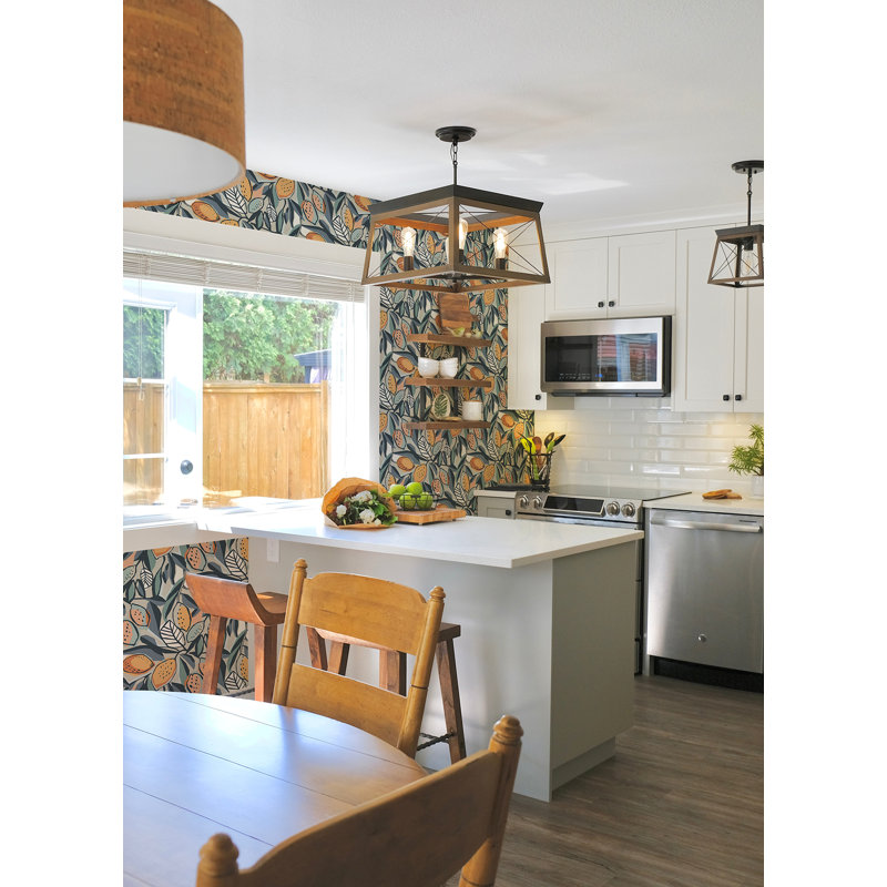 Citronelle Citrus Fruit Luxury Wallpaper, Tangerine