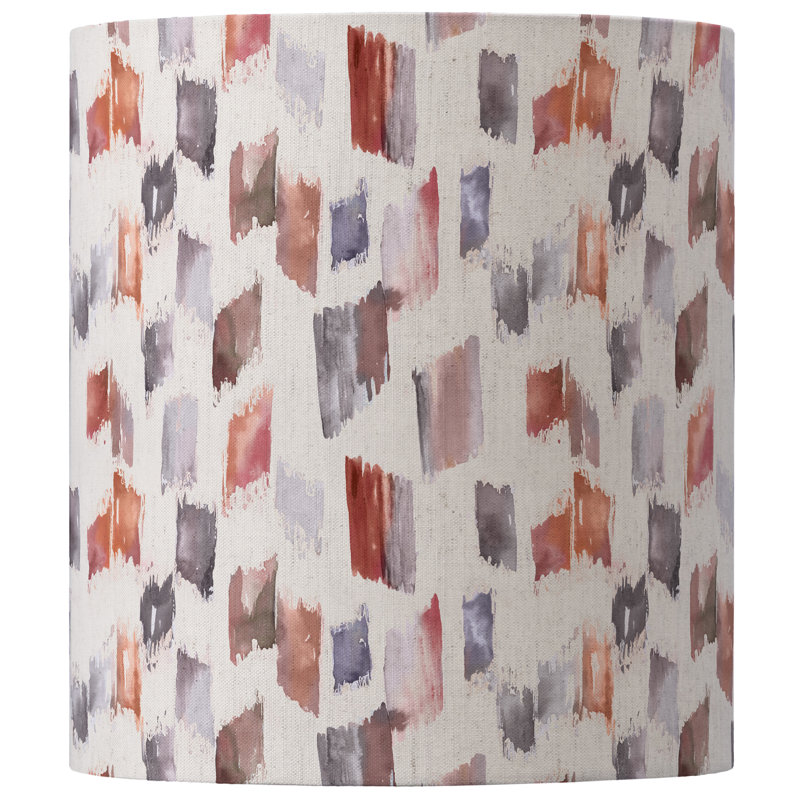 Cotton Round Lamp Shade ( No Direct Attachment Method ), Orange, 45cm H x 33cm W x 33cm D