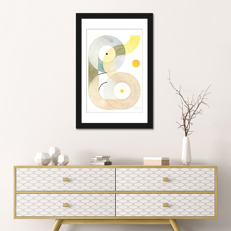 « openspaces xxxiv », impression sur toile, H 24 po x l 16 po x P 1 po, Papier d'art encadré noir, Blanc