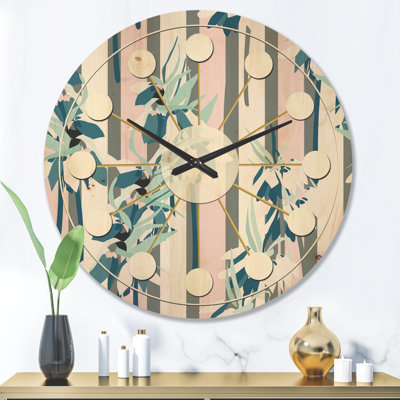Horloge murale rétro Mid-Century