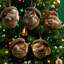 Ornements de Noël 5 pièces