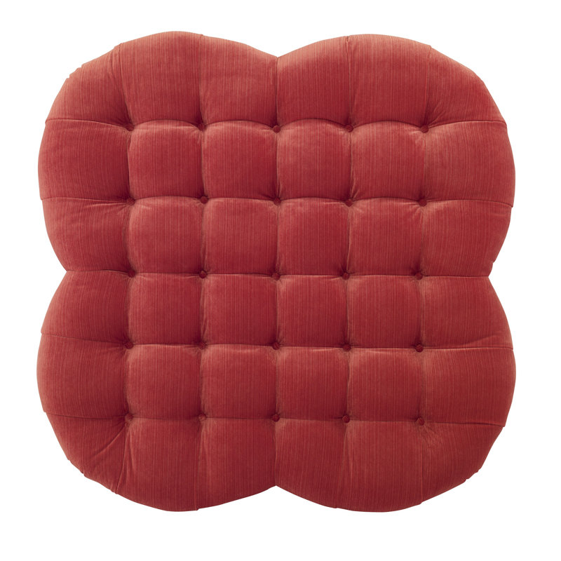 Shamrock Novelty Ottoman, Margaret Tangelo