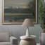 Modern Cone Shaped White Marble Base Table Lamp