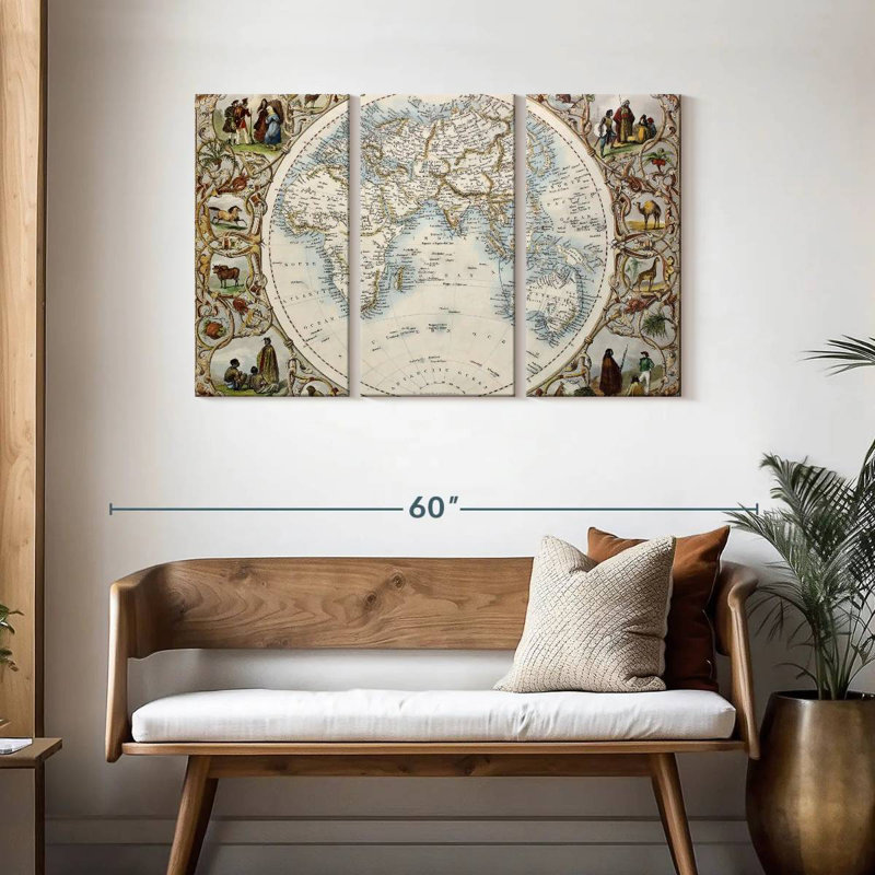 Keiri World Atlas, H 28 po x l 45 po