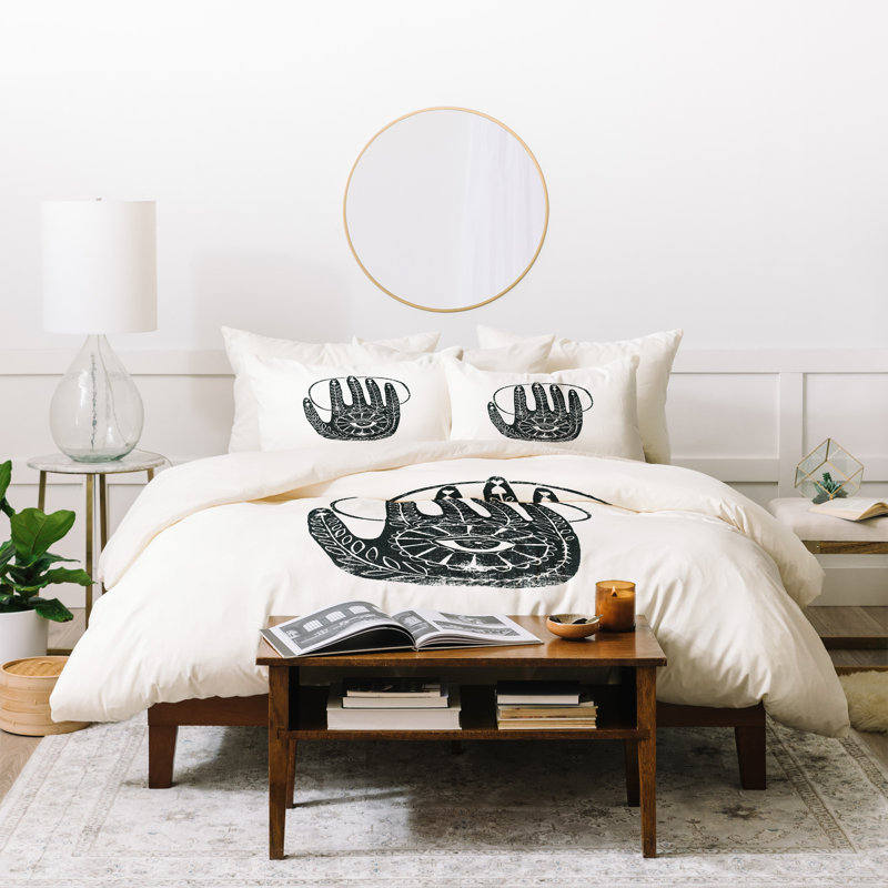 Ensemble de housse de couette Dash and Ash Dweller, Housse de couette simple / simple TG et 1 taie dé