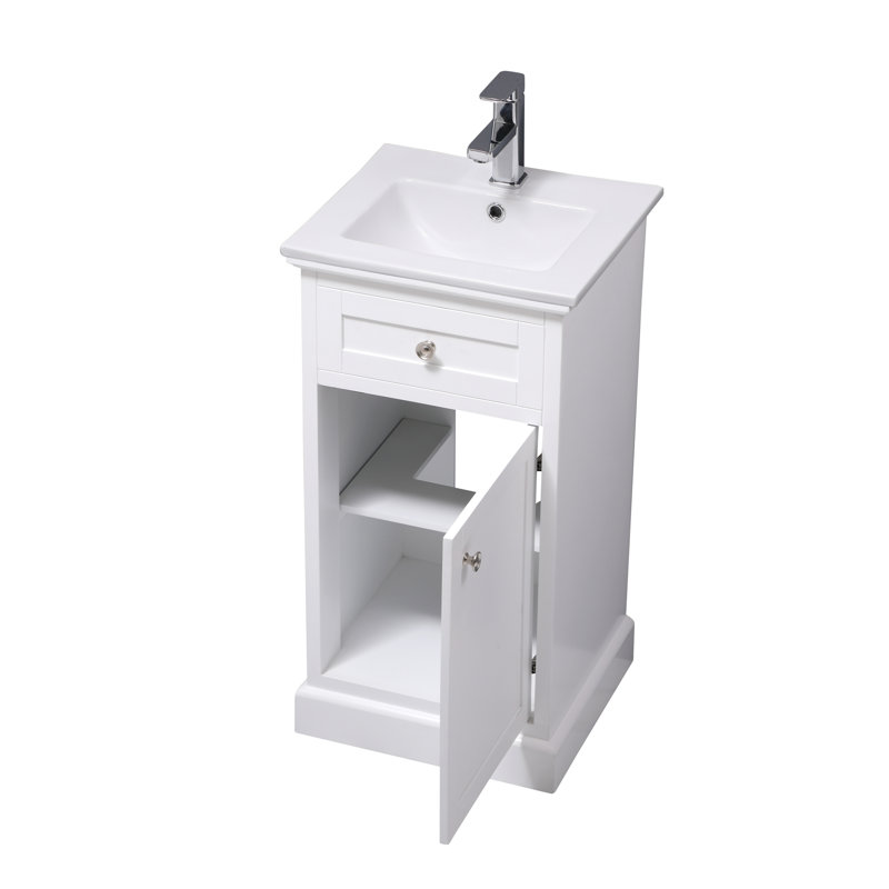 Ensemble de meuble-lavabo simple 18 po Ameriah, Blanc