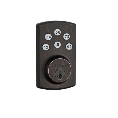 Powerbolt Single Cylinder Electronic Deadbolt featuring Smartkey