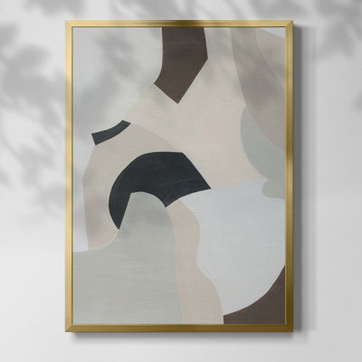 «Shifting Neutrals I», reproduction encadrée de qualité supérieure - prête à être accrochée