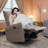 Bucklebury Faux Leather Manual Recliner, 360° Swivel, 30° Rocker-1886731378