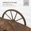 Passerelle de jardin en bois Outsunny