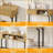 47" Fluted Console Table with Drawers, Narrow Entryway Tables with Storage and Shelves, Sofa Table Behind Couch for Entrance, Hallway, Living Room-386900156