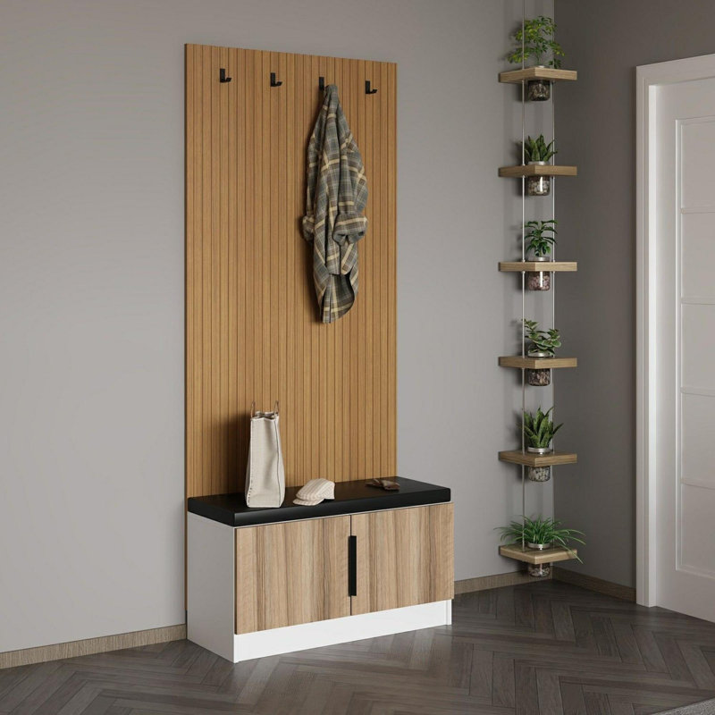 Support de couloir Wessel, Noyer