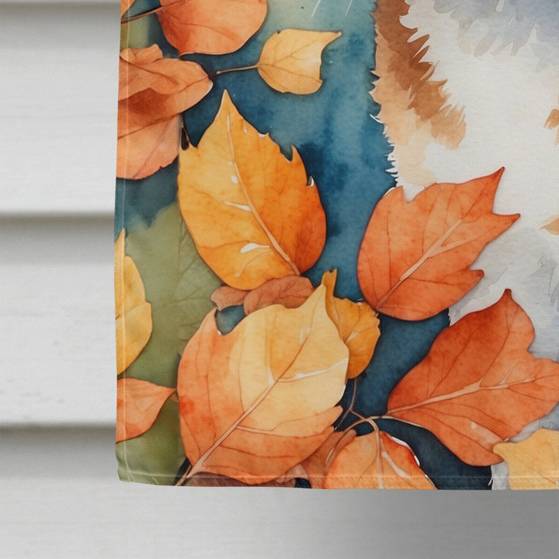 Chat en feuilles d'automne, Égée