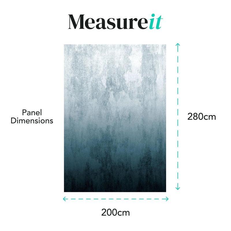 Superfresco Easy Ombre Print To Order Fixed Size 2.8m x 3m Mural, Teal 