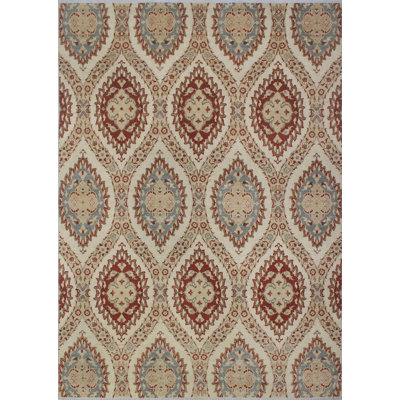 Suzann One-of-a-Kind 9'10" X 13'10" Wool Area Rug in Ivory