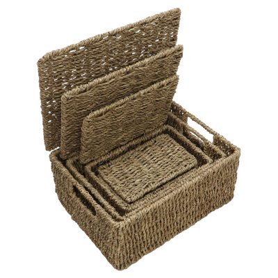 Bay Isle Home Seagrass Decorative Basket