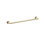 Emtek Modern Tubular Brass Towel Bar w/ Small Disc Rosette, Center-to-Center