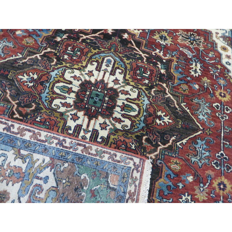 Beare One-of-a-Kind 4'11" X 7'9" Wool Area Rug in Rust Red