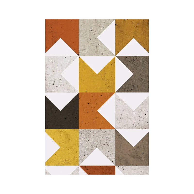 Modern Geometric XXI - Print on Canvas, Wrapped Canvas, 30.48 cm H x 45.72 cm W