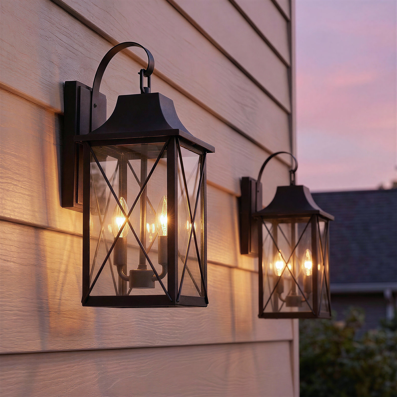 Outdoor Wall Lantern, 19-inch