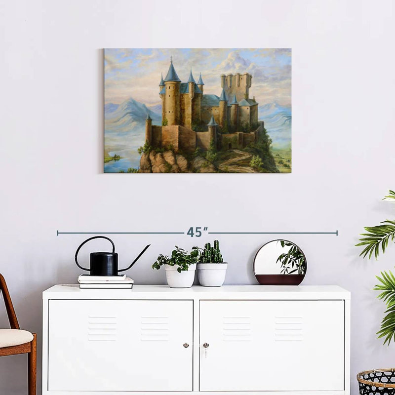 Lilie Castles, 20" H x 30" W