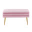 Banc de rangement en velours Agostino-486092664