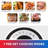 Total Chef 3.8 Qt Digital Air Fryer with 7 Cooking Presets, Black