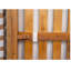 Ensemble de mobilier d'extérieur 5 pièces avec bois d'acacia, corde tissée à la main et coussins hydrofuges pour les cours modernes