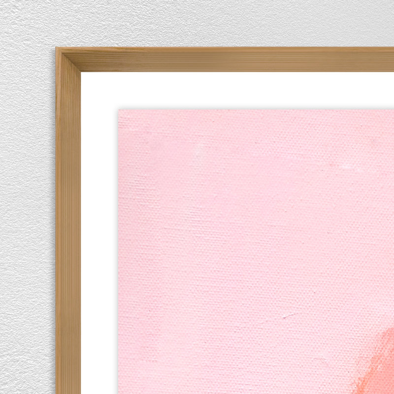 Pink Sky in the Evening, Yes, Brown Single Picture Frame Paper