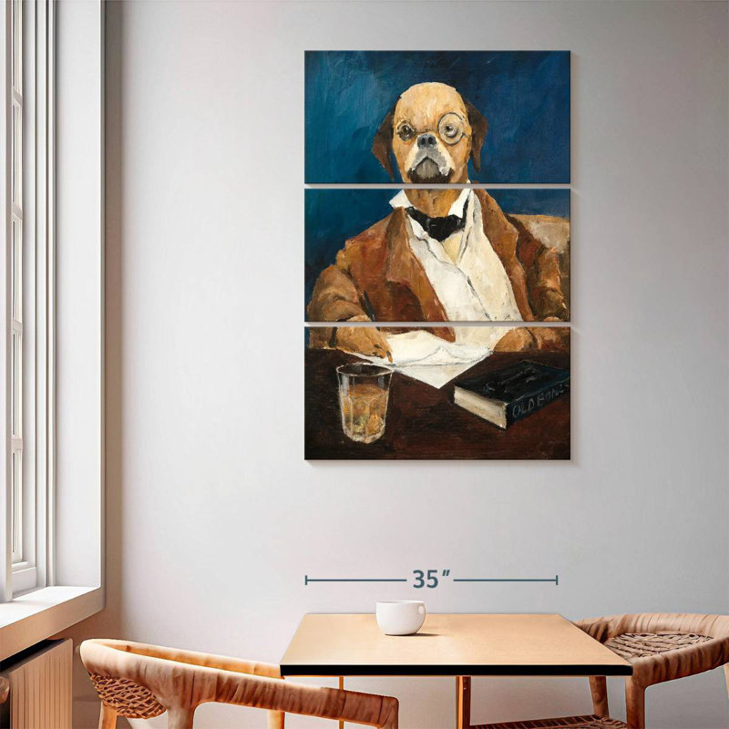 Brampt Nathaniel Howlthorn, 65" H x 42" W