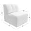 Chaise de patio intérieure / extérieure Praia Sunbrella® Bouclé
