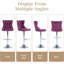 Tabouret de bar pivotant à hauteur réglable Zager-26442942-61844849-61844851