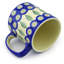 Peacock Stoneware Coffee Mug