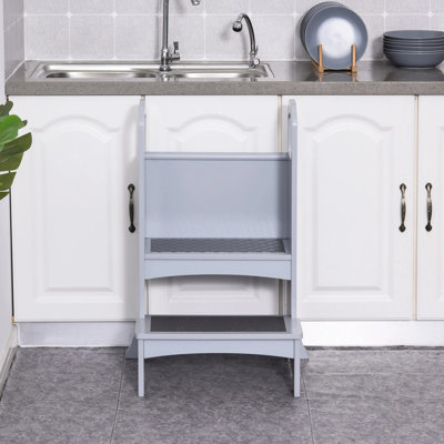 Kerry 2-Step Manufactured Wood Step Stool