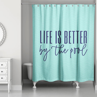 Rideau de douche simple Orana