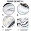«Black and Grey Stone Abstract Waves II», décoration murale en métal moderne, impression sur métal-896599879