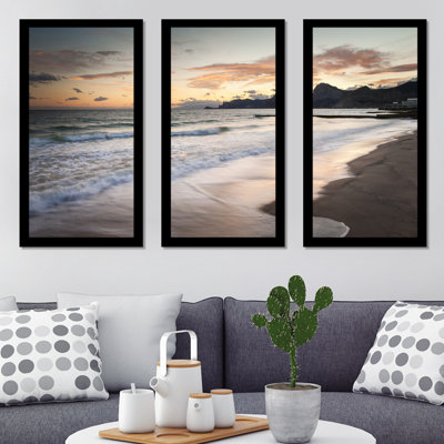 « tranquility », ensemble de 3 reproductions de photos encadrées