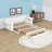 Multifunctional Daybed with Drawers and Desk,Shelves-423747369-423747370