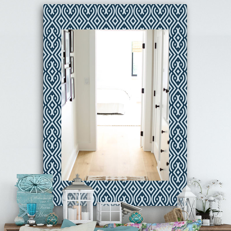 Miroir décoratif 4" scandinave, H 24 po x l 32 po